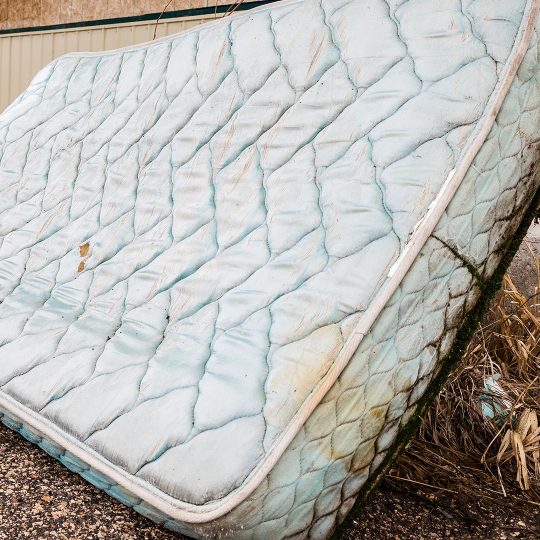 throw away an old mattress