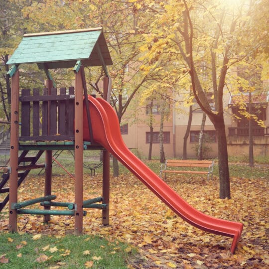 Old swing set