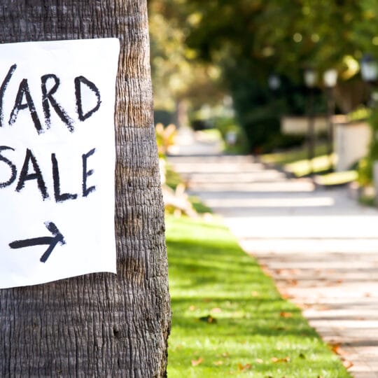 Yard Sale Tips