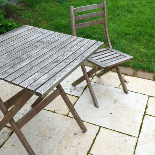 old patio furniture